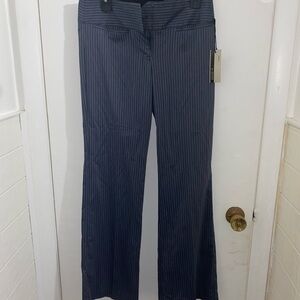 Express Blue Pinstripe Editor Pants